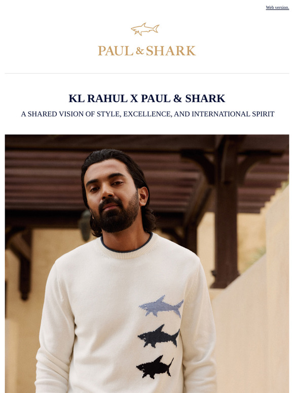 KL Rahul x Paul & Shark