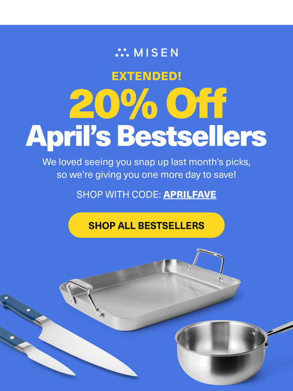 Extended! Grab 20% Off Your Faves!
