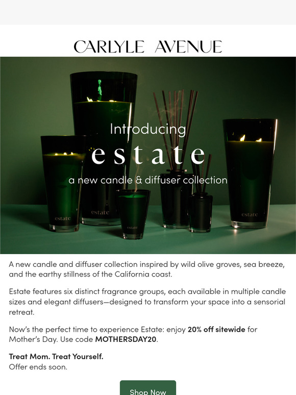 Just Dropped: Meet Estate — Our Most Transportive Collection Yet