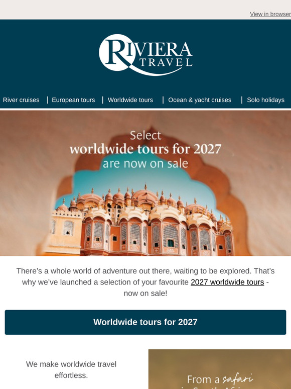 Select 2027 worldwide tours are now on sale