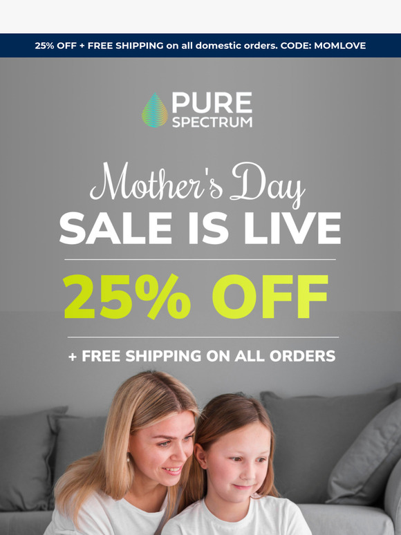 25% OFF for Mom or Someone Who Cared Like A Mom