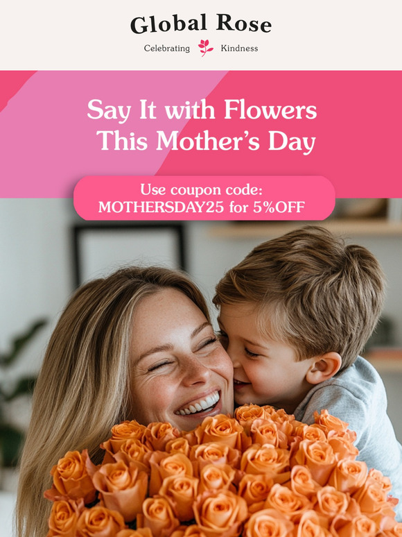 Make Mom Smile with Fresh Flowers 💐