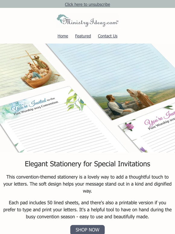 Introducing Convention Stationery for 2025