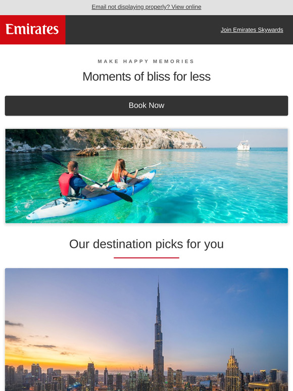 Explore new destinations with these special fares