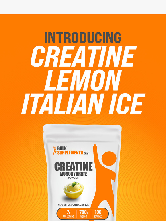 🚨 Our First Flavored Creatine Ever. 🍋❄️ Just Dropped ⬅️