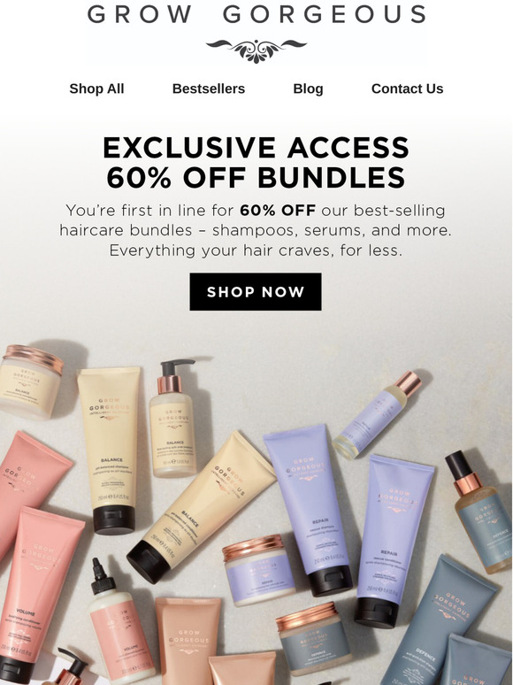 Get Gorgeous Hair for Less! 60% OFF Bundles 🌟