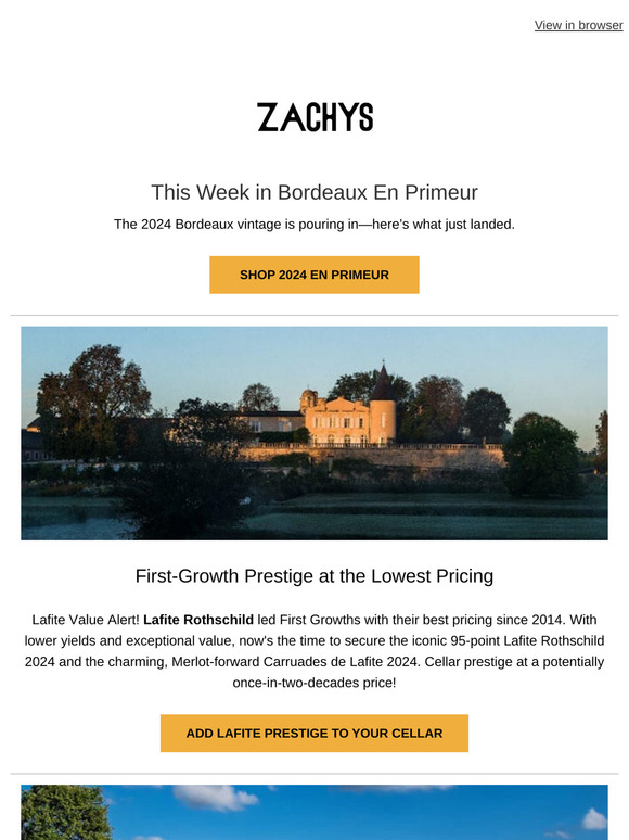 Angélus: Lowest Price Since 2013! Suduiraut, Duhart & More!