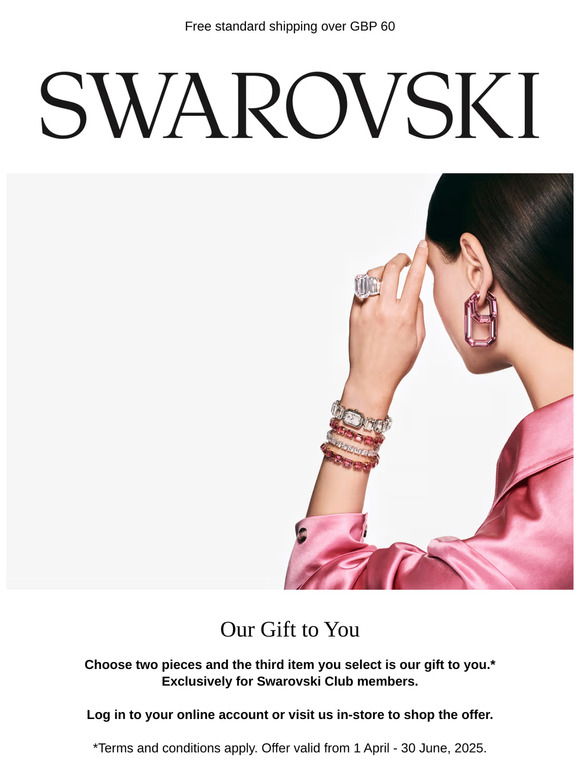 Join now for a Swarovski Club member gift