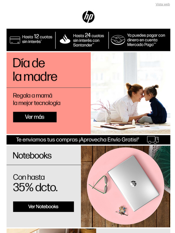 🎁 Para mamá, lo mejor: tecnología con hasta 35% dcto.