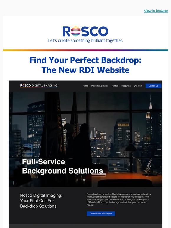 Bringing The Background To The Forefront — Explore the New RDI Website!