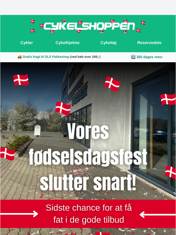 🎈⏳ Fødselsdagsfesten slutter snart!