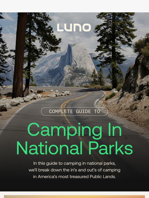 Camping in National Parks? 🏕️