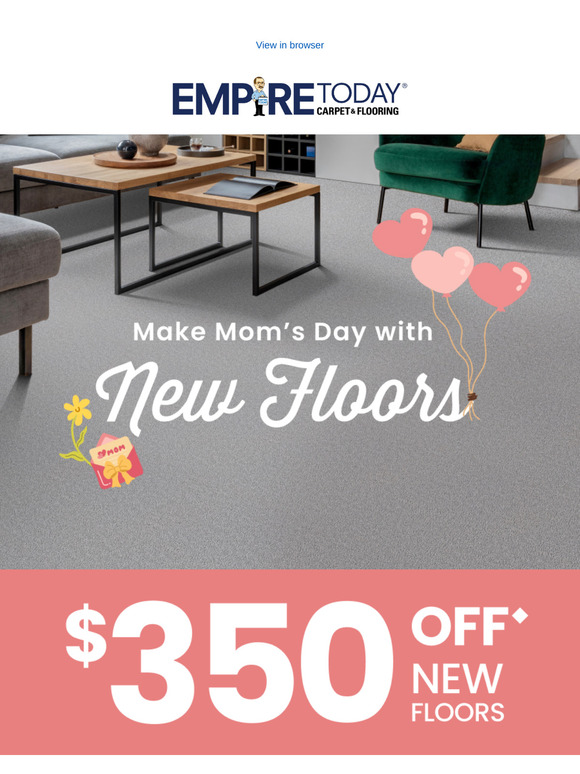 Save $350 on New Floors For Mom!