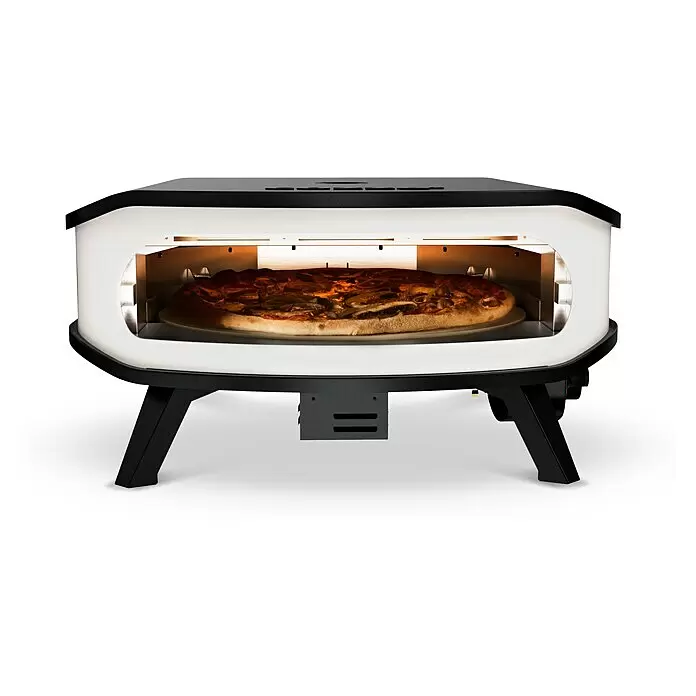 Pizzaofen mit drehbarem Pizzastein