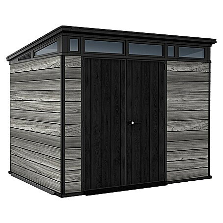 Gerätehaus Signature Storm Grey 9x7
