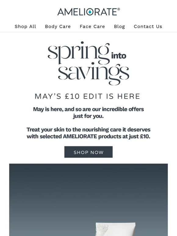 Your Favourite Skincare, Now £10 🛍️
