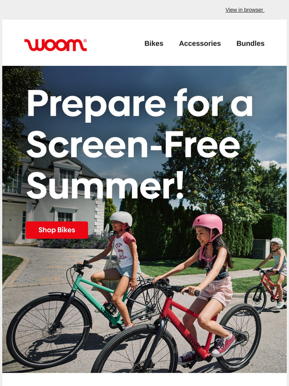 Less Screen Time, More Bike Time! 🚲