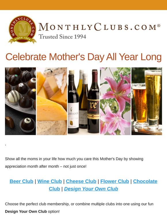 💕 Celebrate Mother's Day All Year Long