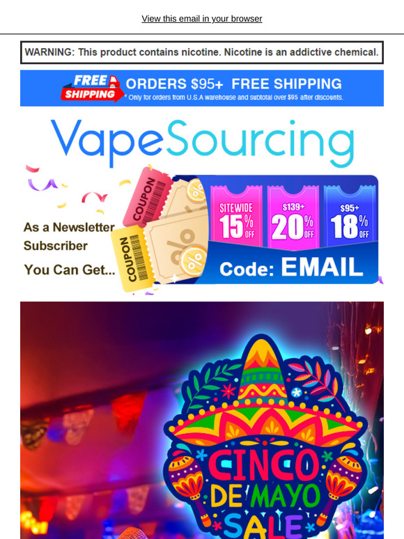 Cinco De Mayo Sale🤠$99-$20/$169-$40✅Free Shipping✅