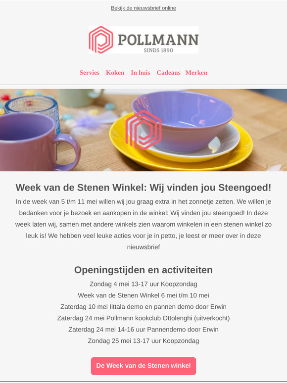Week van de stenen winkel