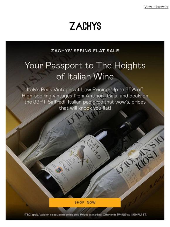 Flat Prices on the Peaks of Antinori, Gaja & Banfi