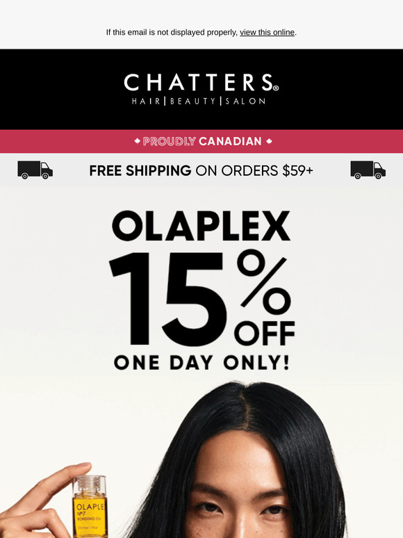 ONE DAY ONLY! Olaplex is on sale 😱