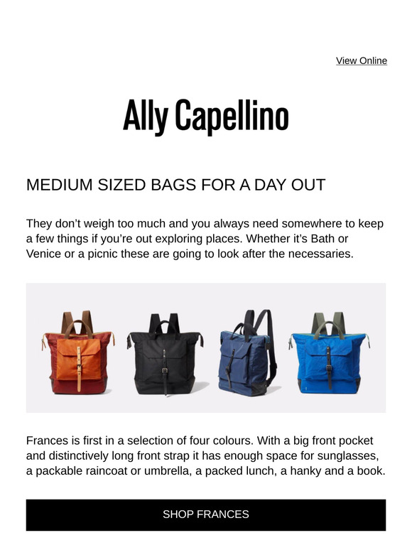 Medium Sized Bags For A Day Out