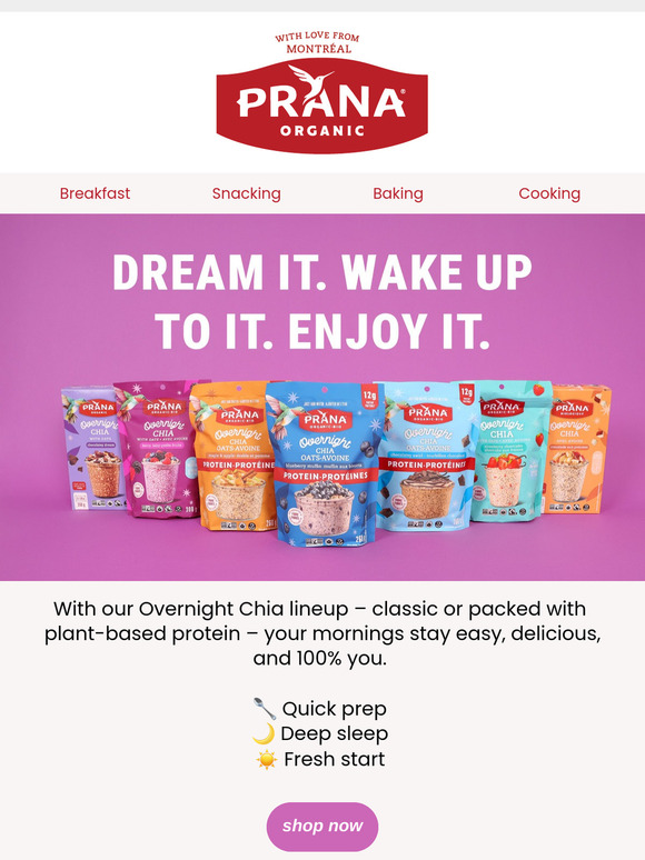 Fuel up your mornings with Overnight Chia