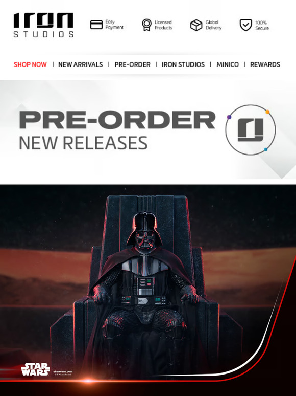 🖤Darth Vader on Throne and Mace Windu | Pre-orders