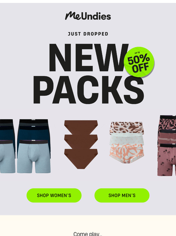 NEW PACKS ARE IN!