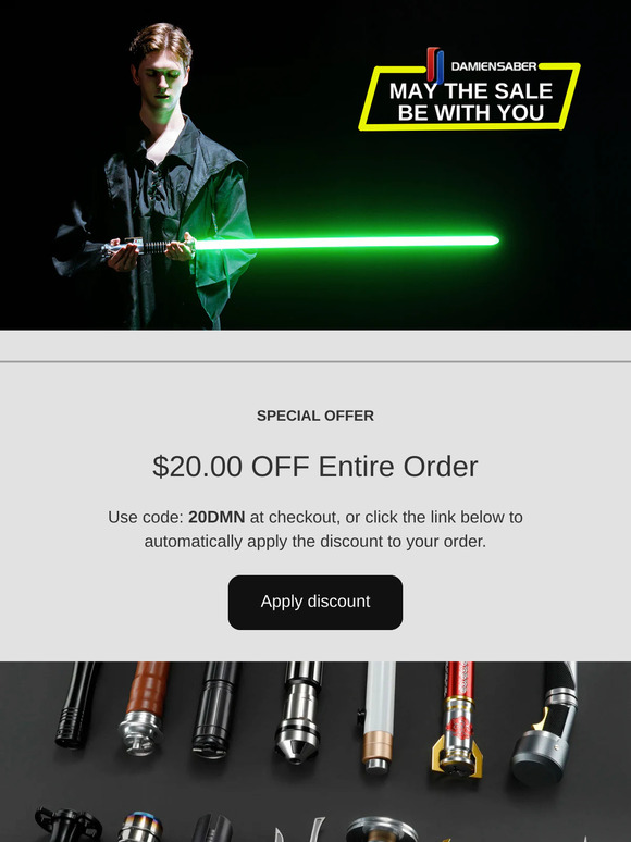 5️⃣4️⃣The Best Lightsaber Purchase Period in 2025 Has Arrived. Don't Let The Deals Escape!