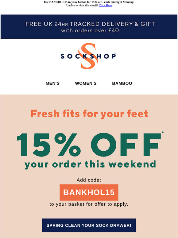 15% off continues all weekend...🥳