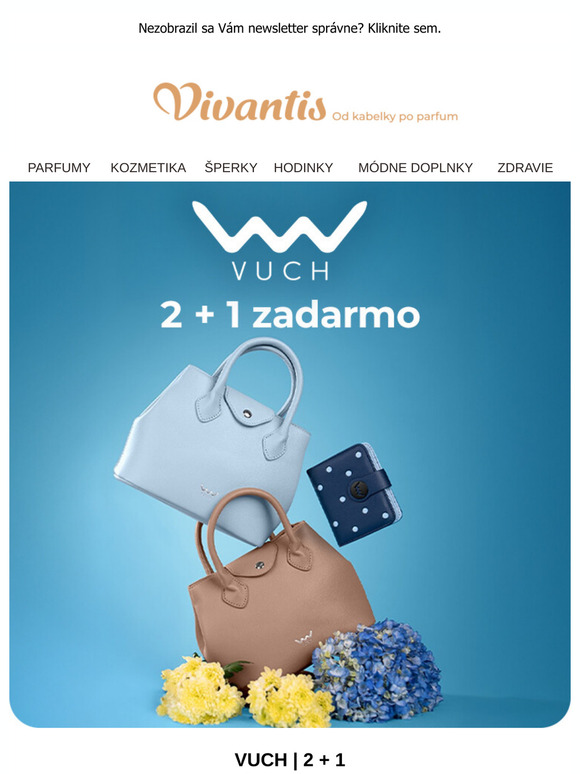 👜 Vuch 2 + 1 zadarmo