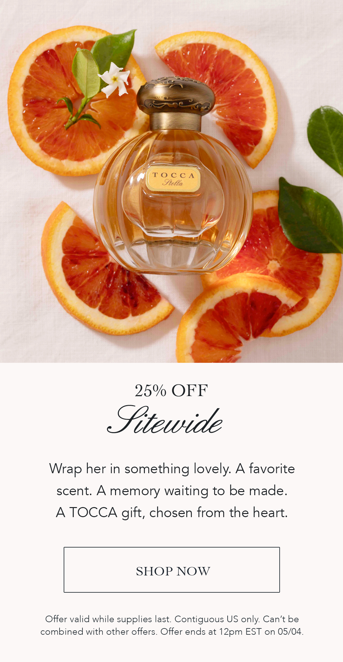 Mother's Day Sale: 25% off sitewide 