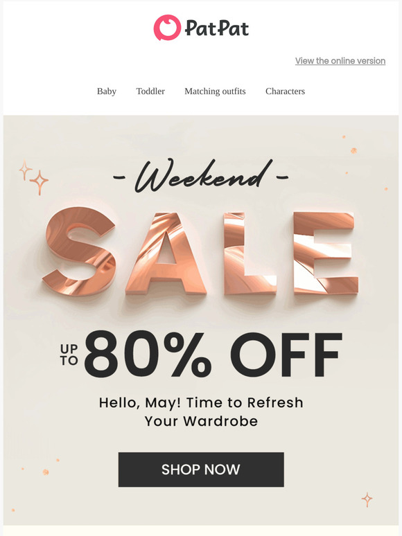 😎New Month, New Deals – Save Up to 80%!