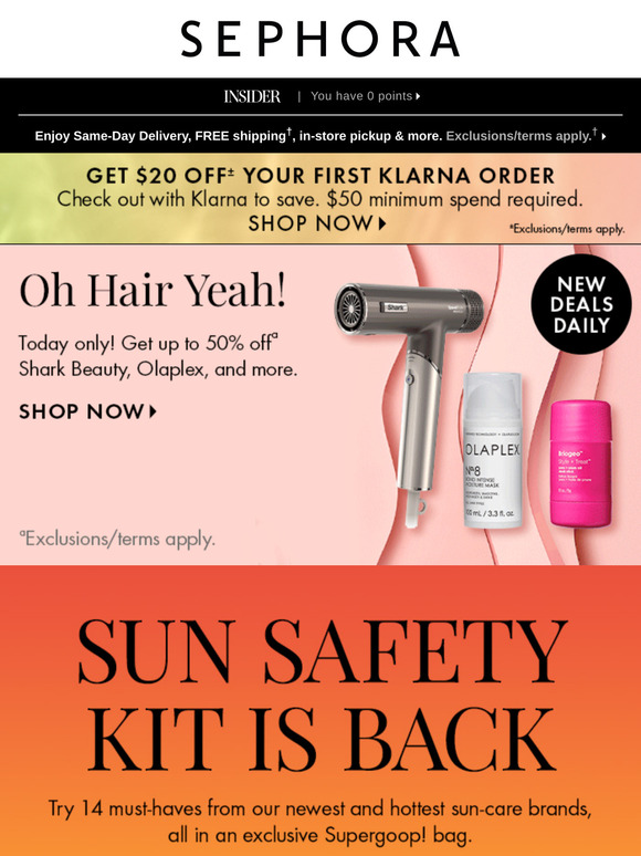 NEW Sun Safety Kit: 14 SPF faves, one mighty set 🏖️