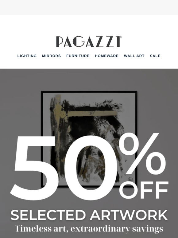 Your Walls Deserve This... 50% Off Selected Art 🎨