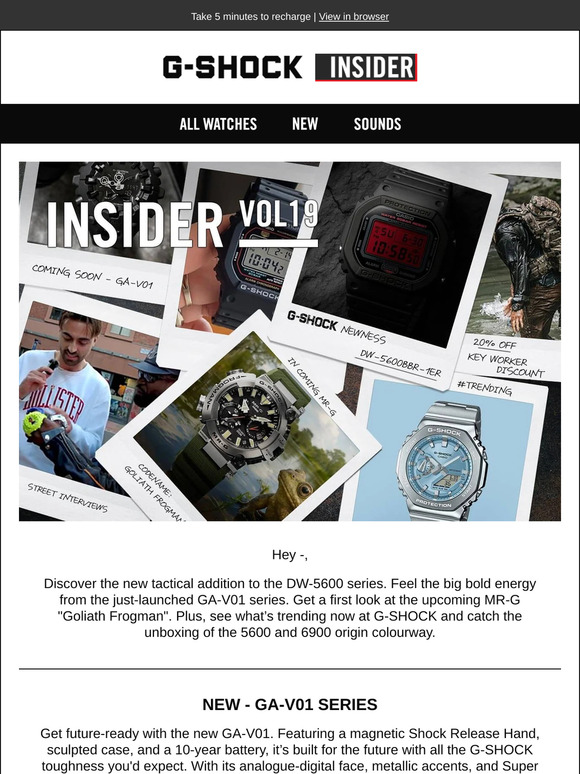 G-SHOCK Insider - Volume 19 | Codename "Goliath Frogman"