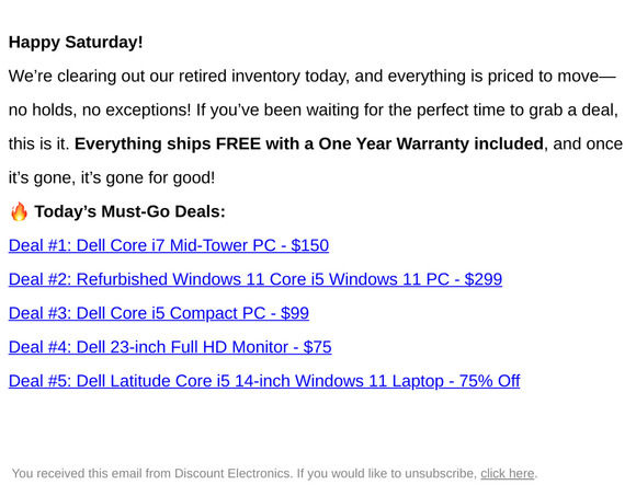 😍 Today Only: Dell Core i7 Tower Just $150 + FREE Shipping!