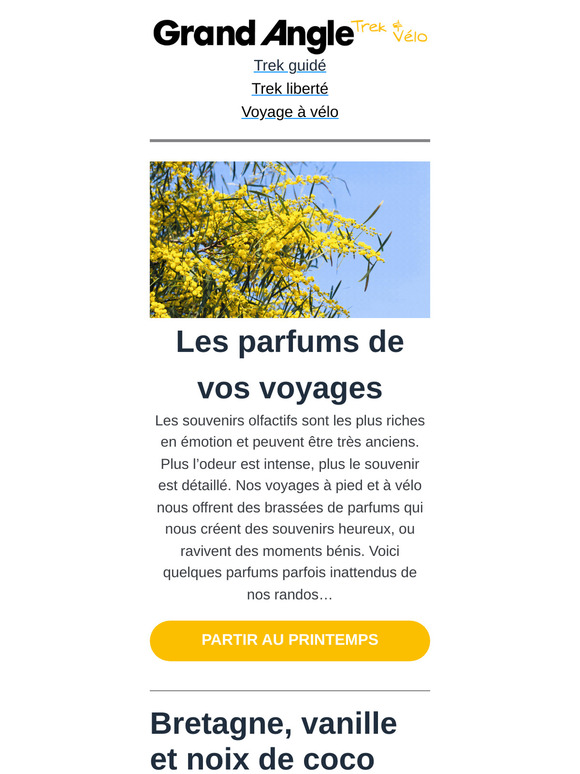 Les parfums de vos voyages
