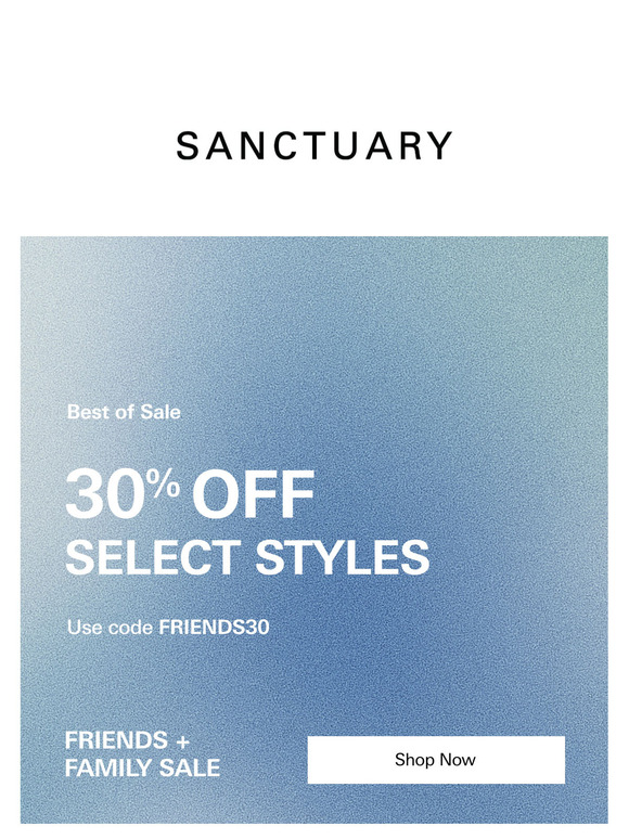 Best of the Friends & Family Sale