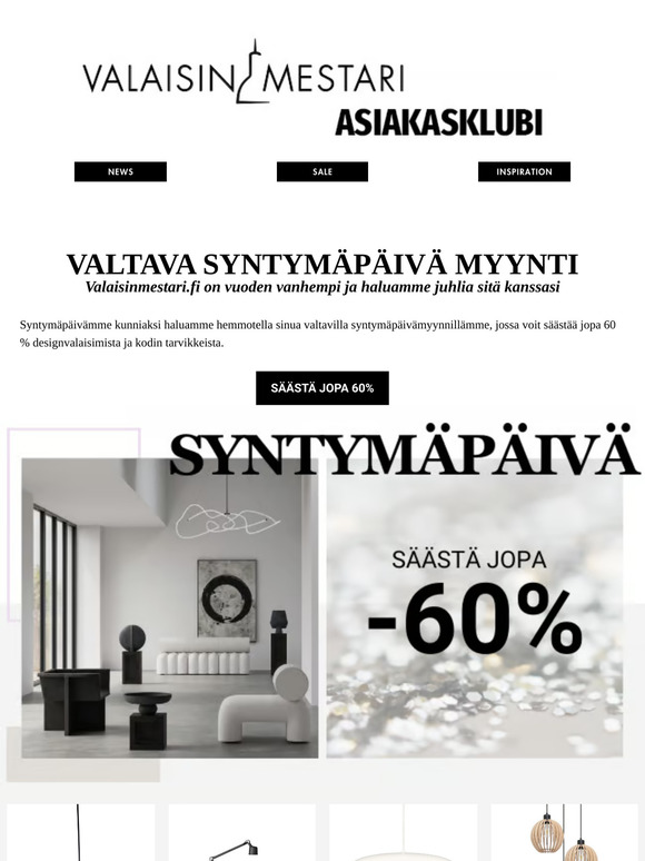 Liity joukkoomme juhlimaan! 🤍