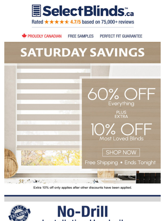 😎 Start your Saturday with SAVINGS