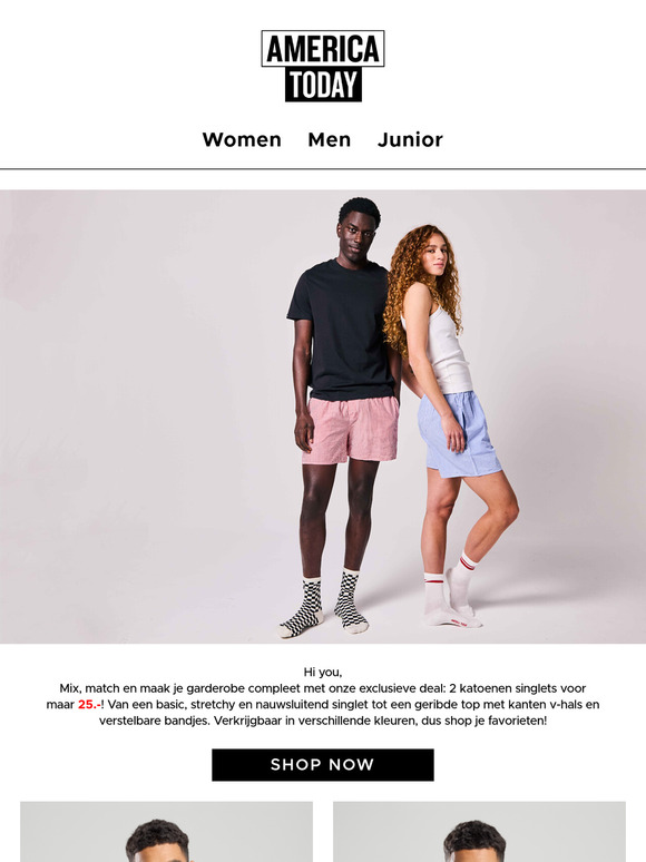 Tops: 2 for 25.-