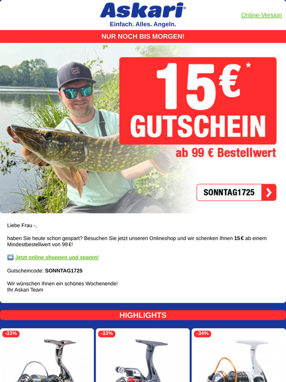 Alles für die Räuberjagd! | Sparen Sie 15€ auf ALLES, Frau —!