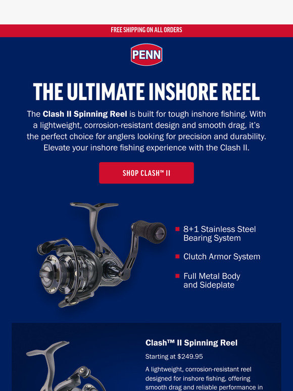 Clash II: The Premium Inshore Reel