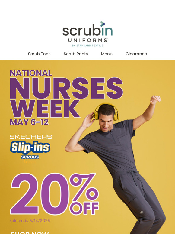 💙Celebrate Nurses Week with 20% Off your Favorite Brands.