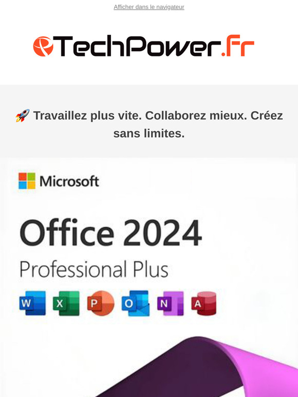 Le nouveau Office 2024 est là, et vous allez l’adorer (surtout avec -10%)
