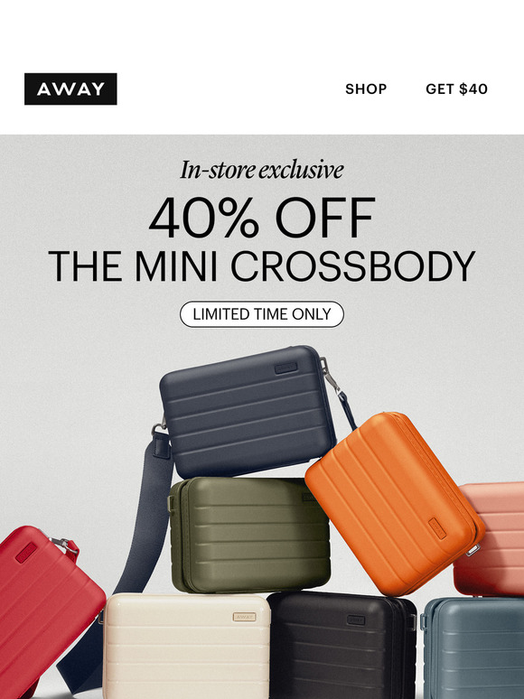 NoHo store exclusive: 40% off The Mini Crossbody