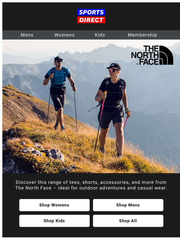 Get outdoors with The North Face